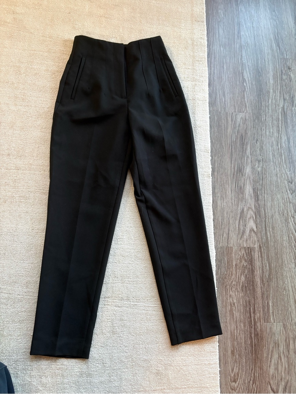 Zara Black Tailored Dress Trousers for Men
